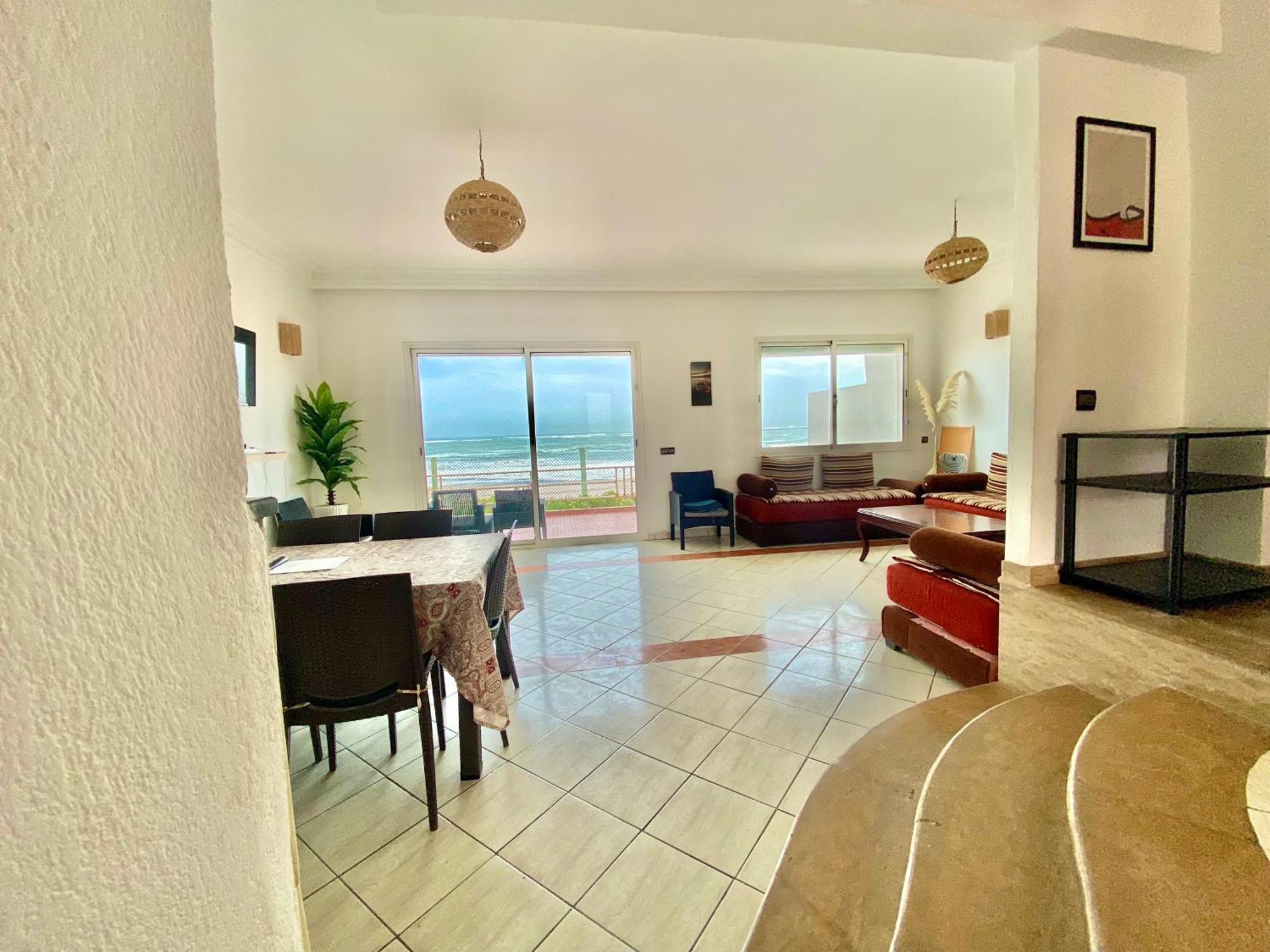 Splendid Beachfront Villa In Sidi Bouzid Beach With Pool Douar Ourlali Luaran gambar